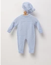 Salopeta cu fes Love Mom Dad acrilic blue picture - 3