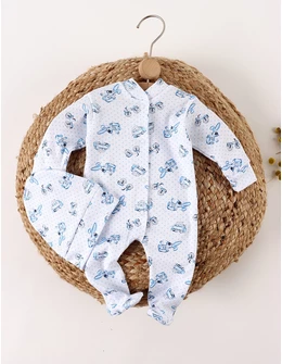 Salopeta cu fes Moto-Train, cu albastru