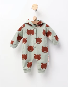 Salopeta cu gluga BEAR EARS model verde