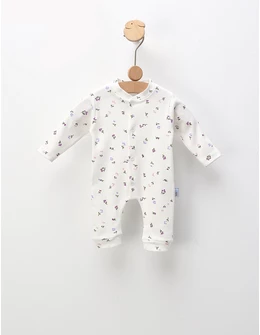 Salopeta floricele roz-mov, Minikids