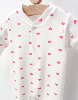 Salopeta Inimioare Iza model alb-roz