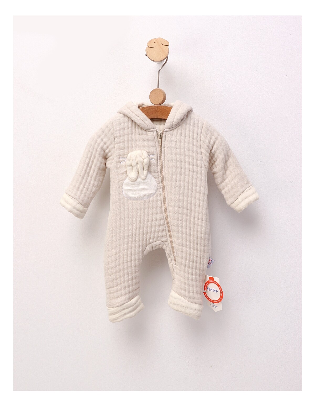 Salopeta muselina, Bunny Rabbit, gri