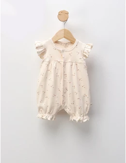 Salopeta vara Muratbaby crem-inimioare