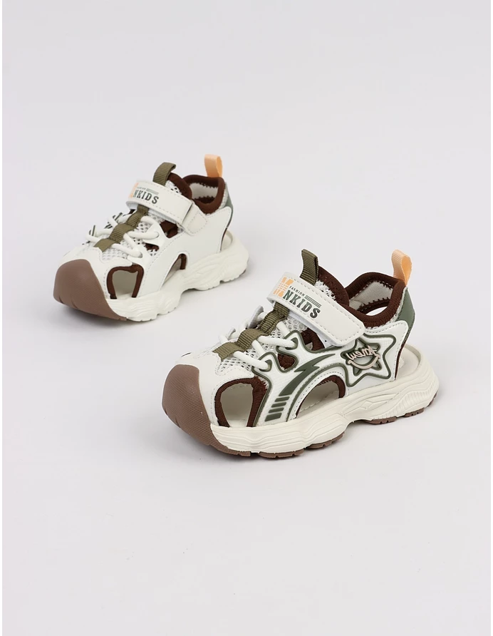 Sandale Apawwa, New Sport, Kaki-verde picture - 2