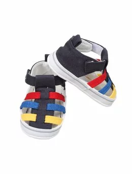 Sandale Funny multicolor bleumarin inchis 2