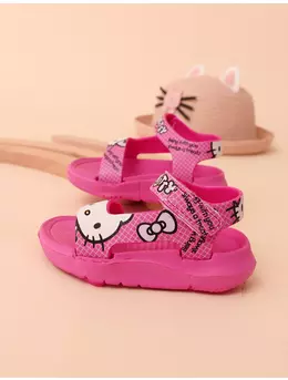 Sandale spuma Hello Kitty ciclam 2