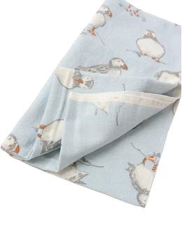 Scutec finet imprimat Pasare Delta, blue