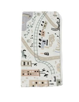 Scutec finet imprimat Safari cu trenul