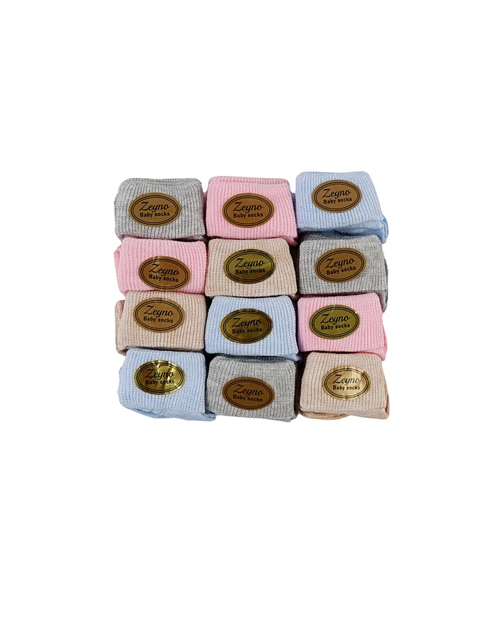 Set 12 perechi sosete multicolor simple model 2 picture - 4