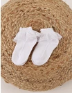 Set 2 perechi soseste cu dantela, premium alb picture - 2