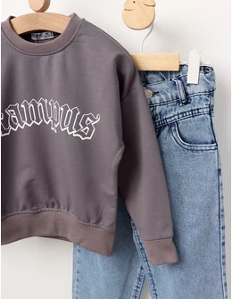 Set 2 piese Campus gri