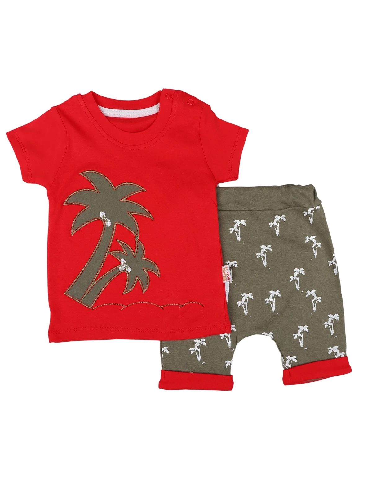 Set 2 piese PALM rosu
