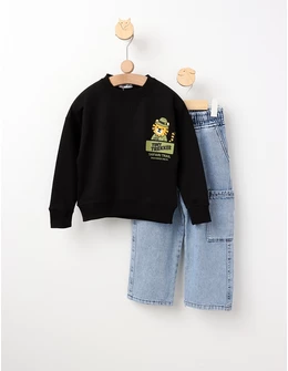 Set 2 piese Tiny trekker negru