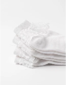 Set 3 perechi soseste cu dantela, baby