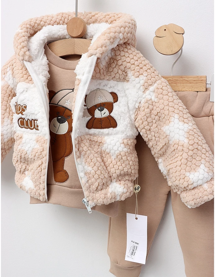 Set 3 piese, Cool Kids Club, crem picture - 3