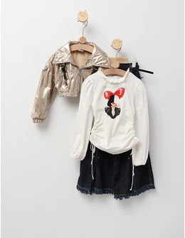 Set 3 piese, Gold Margarita, cu auriu