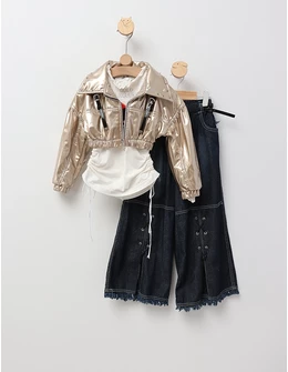 Set 3 piese, Gold Margarita, cu auriu