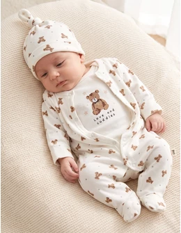 Set 3 piese, Love And Cuddles, alb