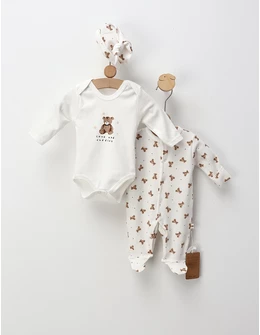 Set 3 piese, Love And Cuddles, alb