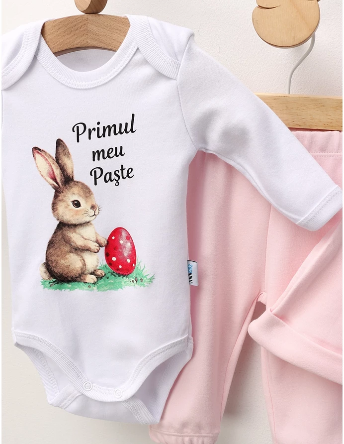 Set 3 piese Minikids, Primul Meu Paste, roz picture - 5