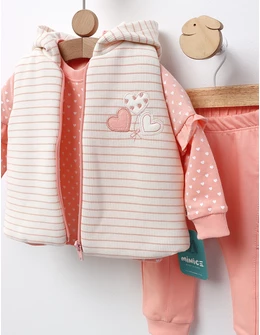 Set 3 piese, Multe Inimioare, corai