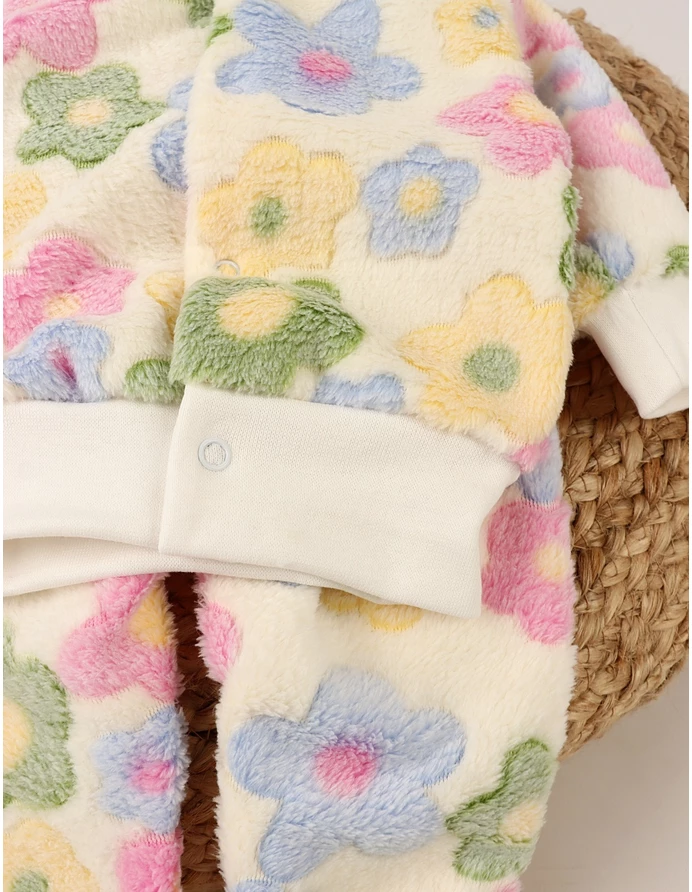 Set 3 piese, Super Cocolino, floricele multicolor picture - 4
