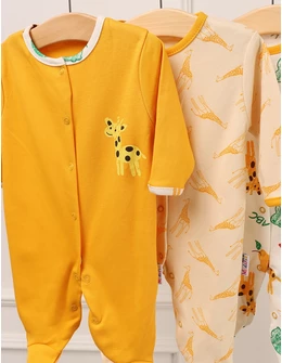 Set 3 salopete cu botosei Animalute ABC, multicolor