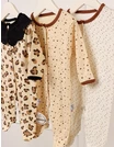 Set 3 salopete, cu botosei, Leopard, multicolor picture - 3