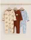 Set 3 salopete premium, Bebe Bear multicolor picture - 1