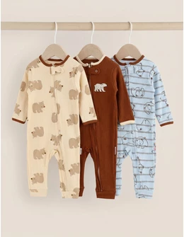 Set 3 salopete premium, Bebe Bear multicolor