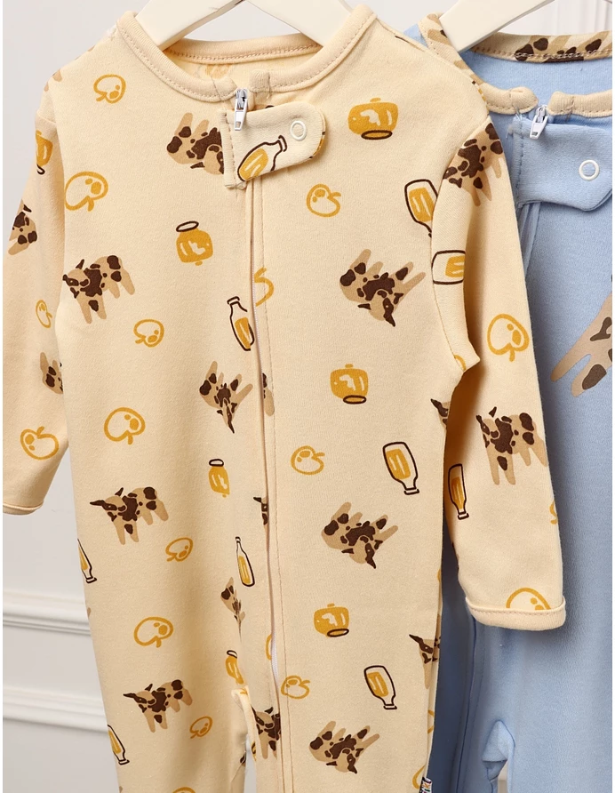Set 3 salopete premium, Cool Cows, multicolor picture - 2
