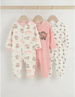 Set 3 salopete premium, Elefantica multicolor