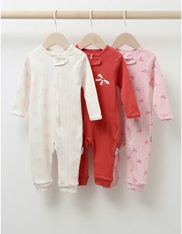 Set 3 salopete premium, Fundite, multicolor
