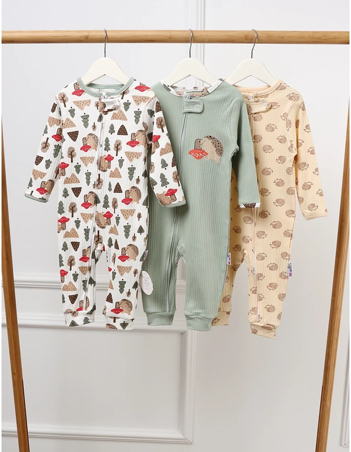Set 3 salopete premium, Mushroom, multicolor picture - 2