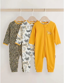 Set 3 salopete premium, Savana, multicolor