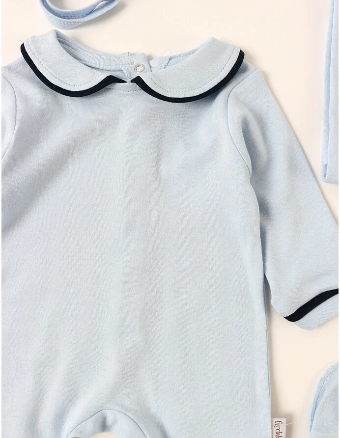 Set 4 piese bebe Kriss, model albastru deschis picture - 4