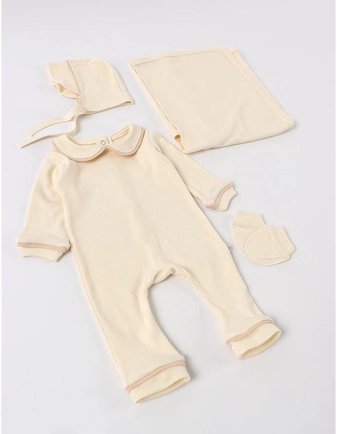 Set 4 piese bebe Kriss, model crem deschis picture - 4