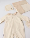 Set 4 piese bebe Laures, model crem-maro picture - 5