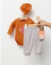 Set 4 piese bebe, Share the Love, caramiziu picture - 3