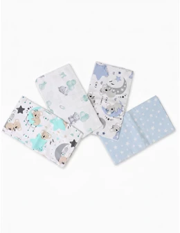 Set 4 scutece finet imprimate Kelli