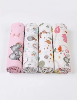Set 4 scutece finet imprimate Rania