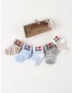 Set 5 perechi sosete I Love Dad, colors picture - 2