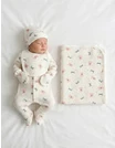 Set 5 piese Toy Bear, alb-roz picture - 1