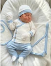 Set 7 piese bebe, Marek, alb-blue picture - 1