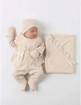 Set 7 piese, Irinus, model crem