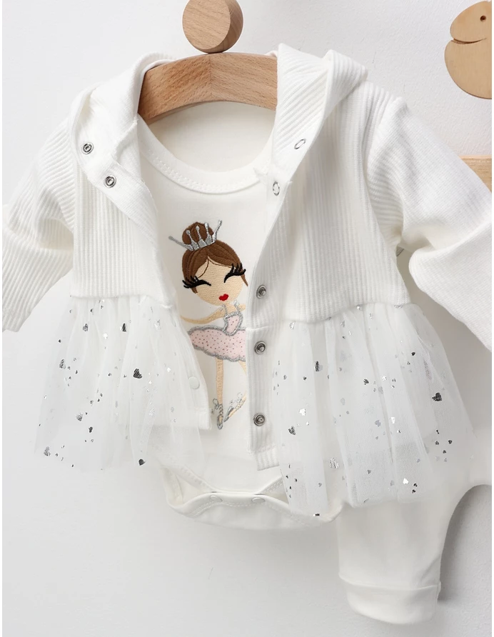 Set balerina 3 piese alb picture - 4