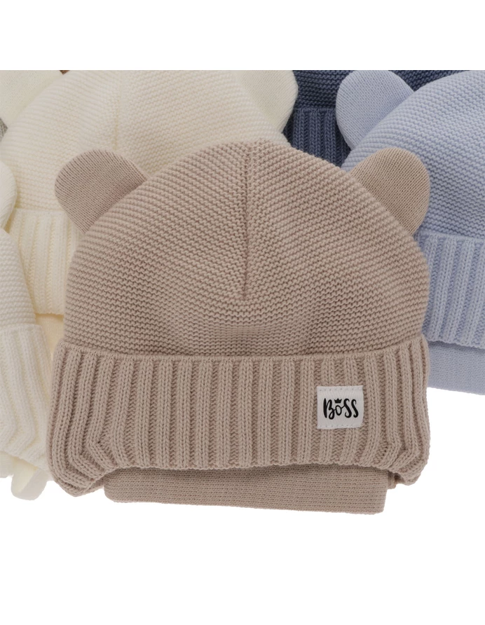 Set caciula cu fular Luciano ecru picture - 3