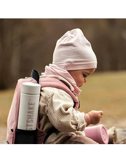 Set caciulita cu burlan bumbac Hazelka roz