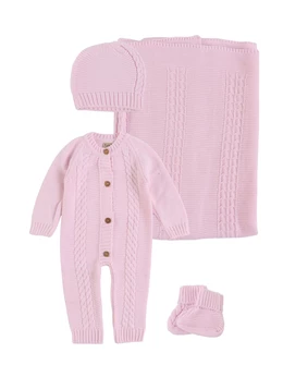 Set cadou 4 piese acrilic, roz