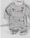 Set cadou 5 piese, dinosaurus, gri picture - 4